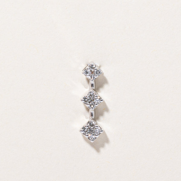 Diamond Column Pendant | 0.12ctw |