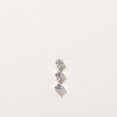 Diamond Column Pendant | 0.12ctw |