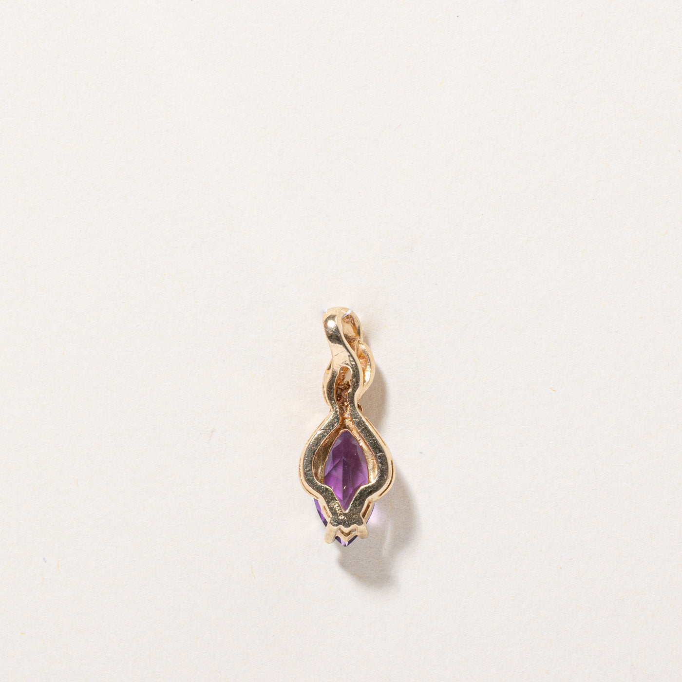 Amethyst & Diamond Pendant | 1.31ct, 0.036ctw |