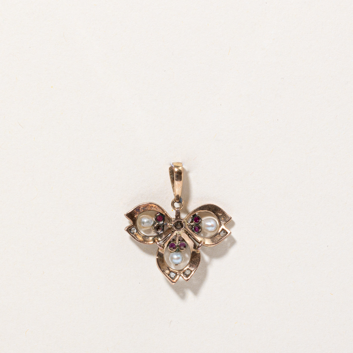 Antique Multi Gem Pendant | 0.27ctw |