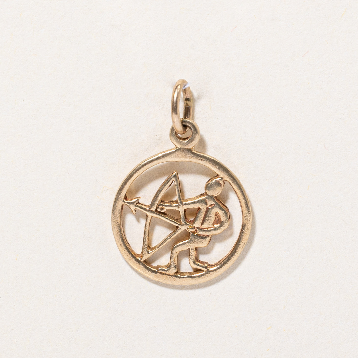 10k Yellow Gold Archer Charm