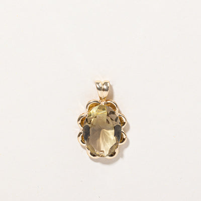 Olive Quartz Pendant | 7.95ct |