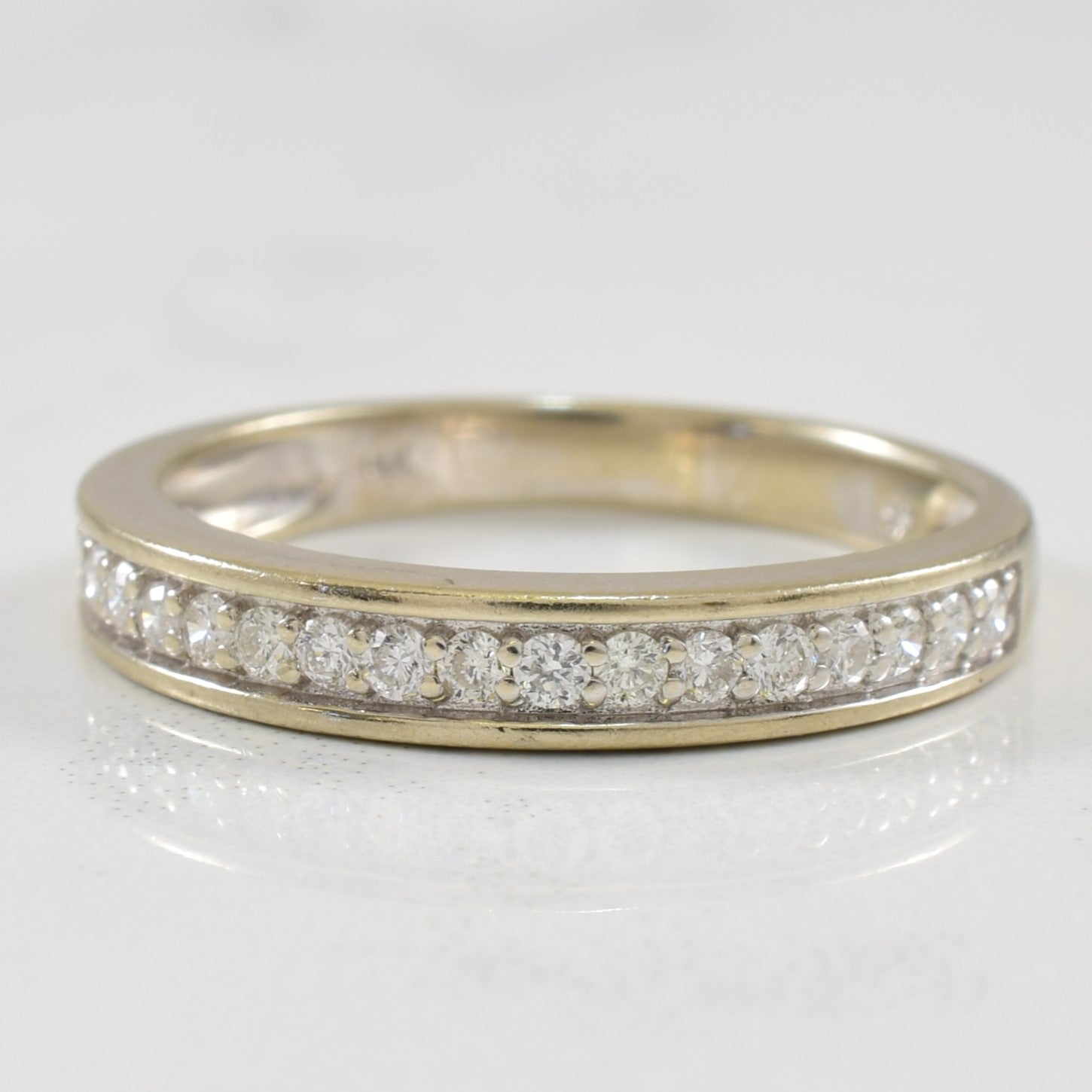 Semi Eternity Diamond Band | 0.18ctw | SZ 7 |