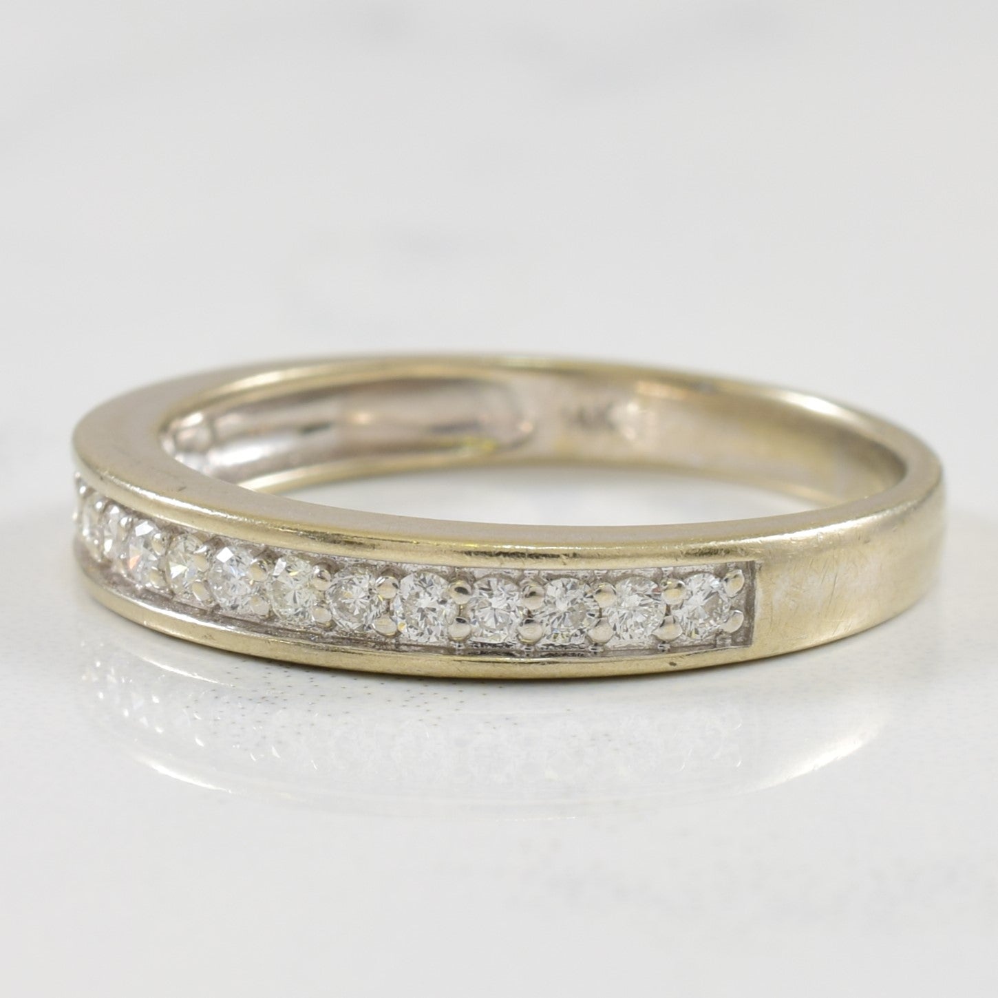 Semi Eternity Diamond Band | 0.18ctw | SZ 7 |