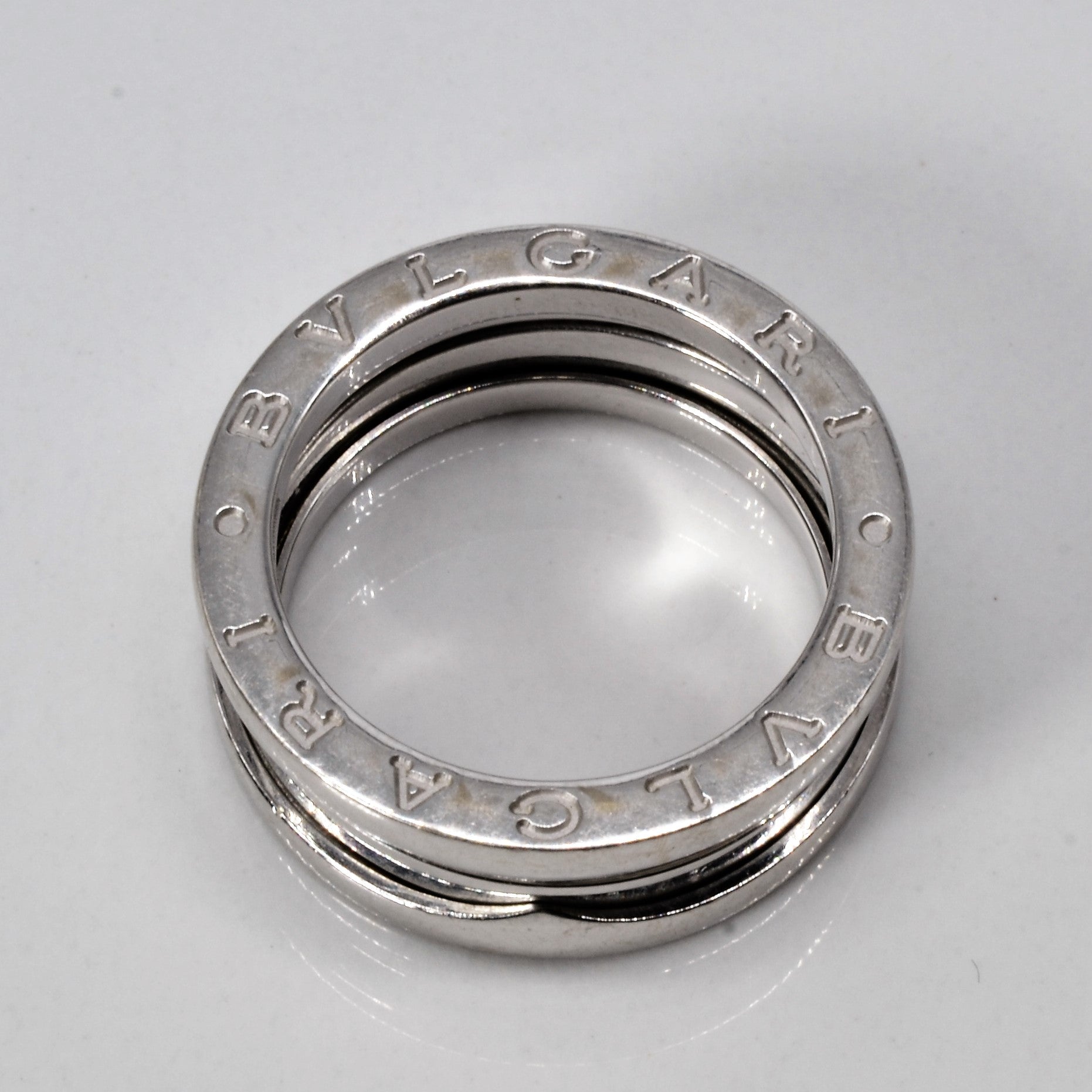 BVLGARI' White Gold B.ZERO1 Ring | SZ 6.75 |