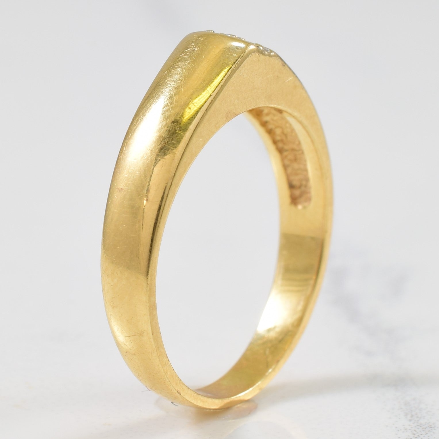 Pave Diamond Tapered Ring | 0.02ctw | SZ 5.5 |