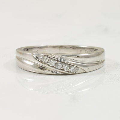 Diamond Tapered Band | 0.06ctw | SZ 5.75 |