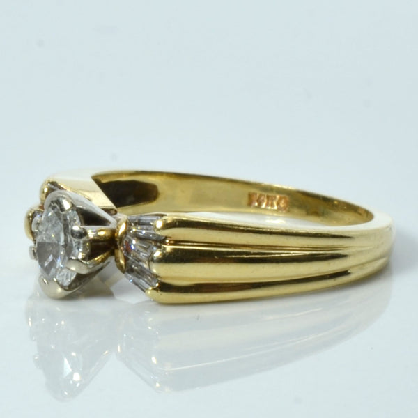 Multi-Cut Diamond Gold Ring | 0.36ctw | SZ 5.25 |
