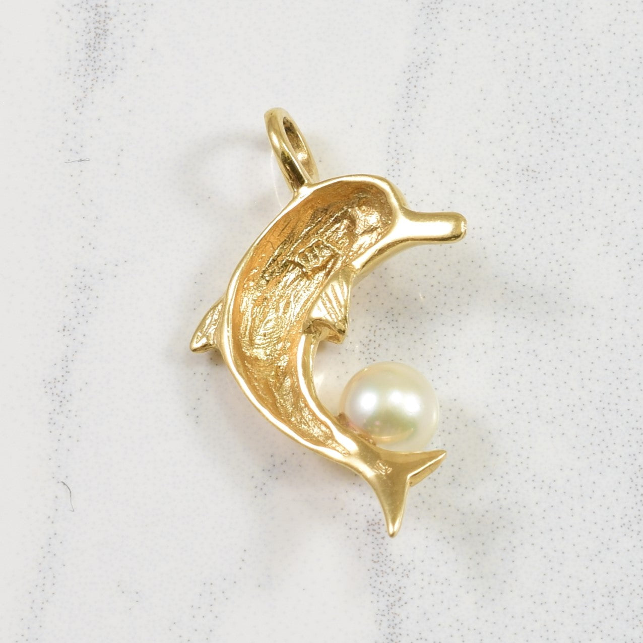 Pearl Dolphin Pendant