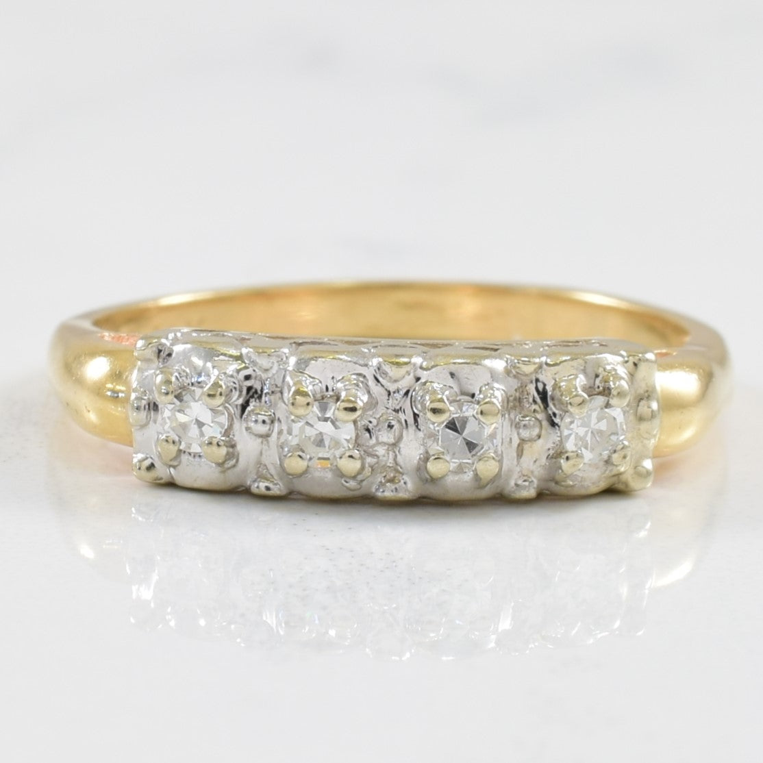 Prong Set Diamond Ring | 0.08ctw | SZ 8 |