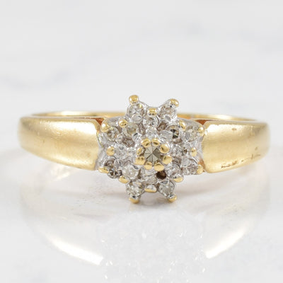 Cluster Star Burst Diamond Ring | 0.17ctw | SZ 6 |