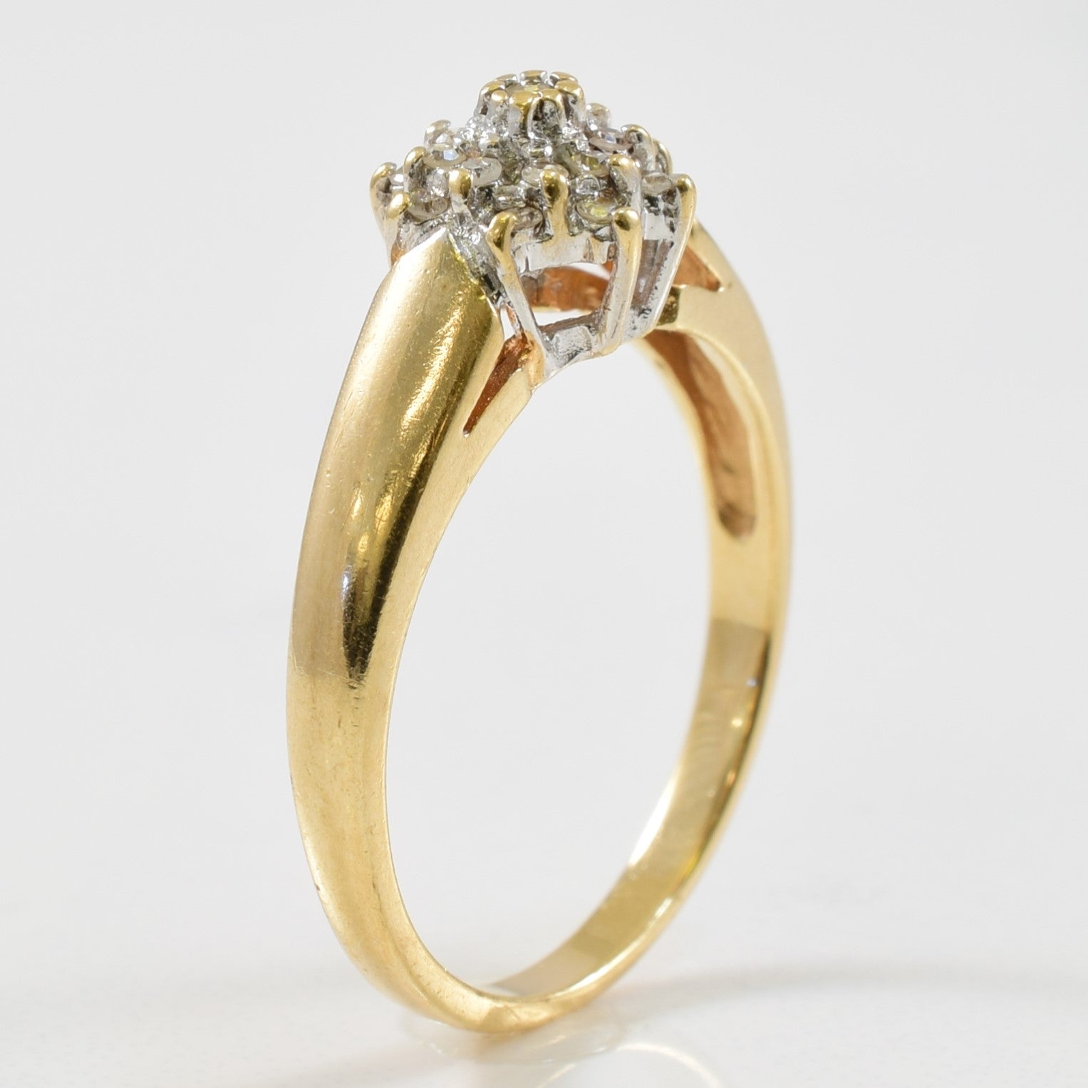 Cluster Star Burst Diamond Ring | 0.17ctw | SZ 6 |