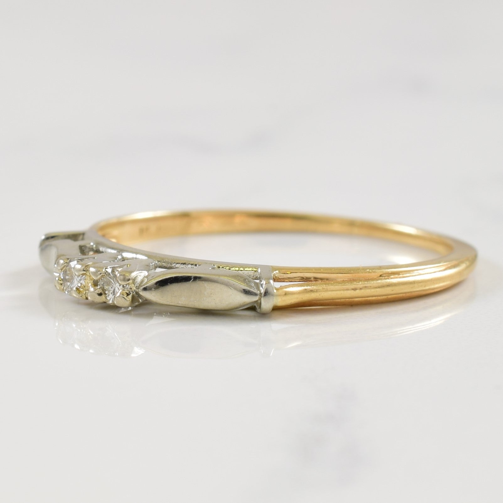 Diamond Cathedral Ring | 0.04ctw | SZ 7 |