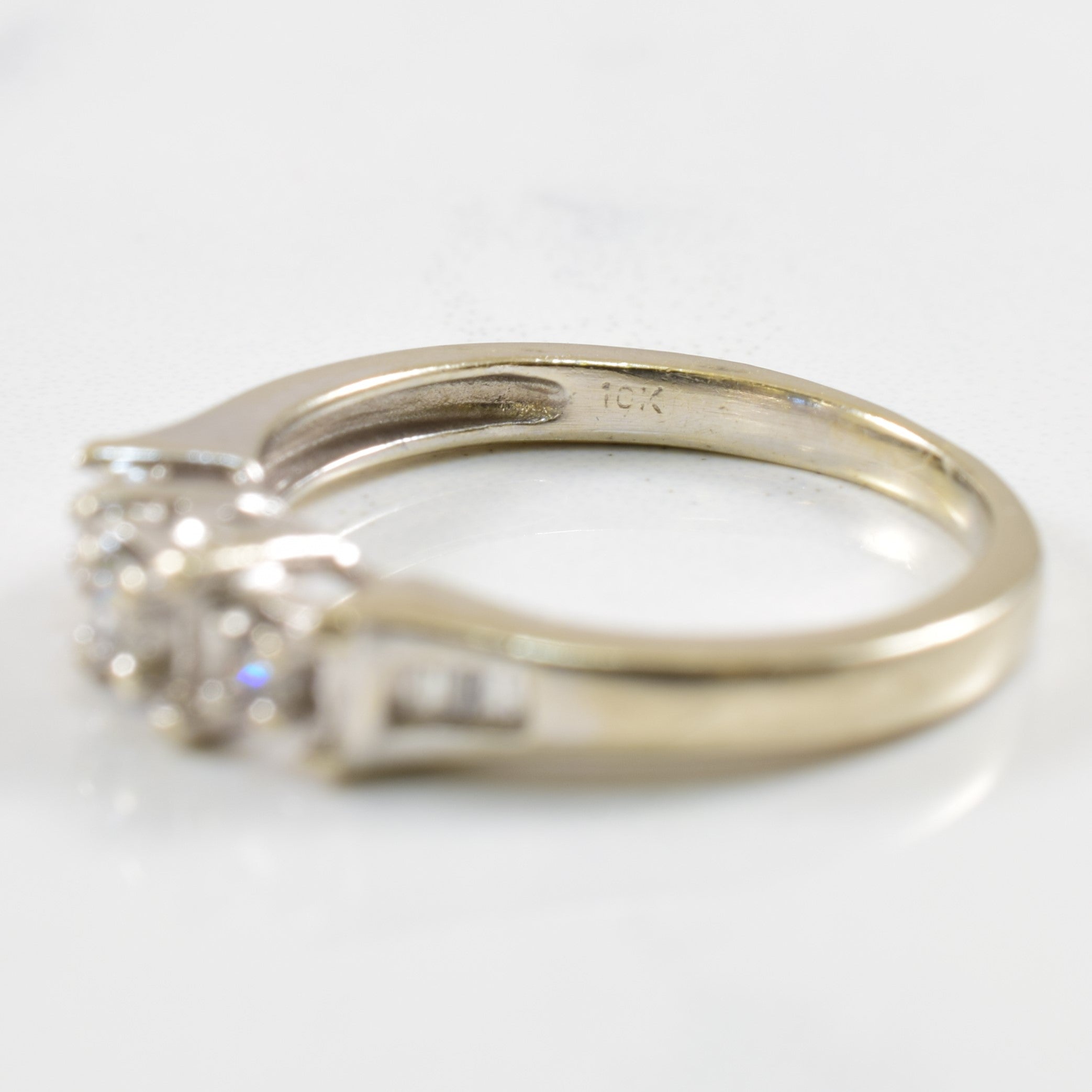 Channel Set Diamond Ring | 0.10ctw | SZ 4 |