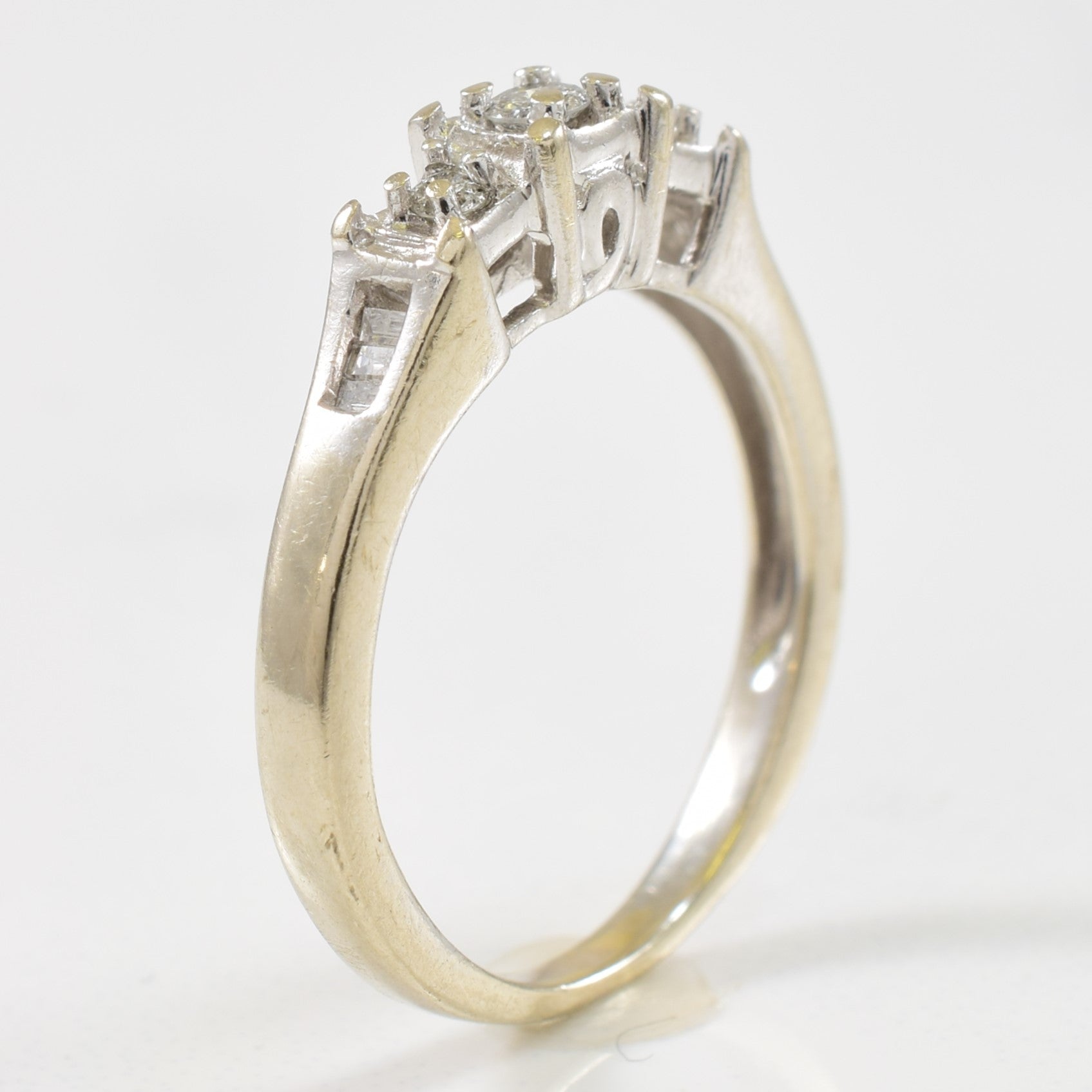 Channel Set Diamond Ring | 0.10ctw | SZ 4 |