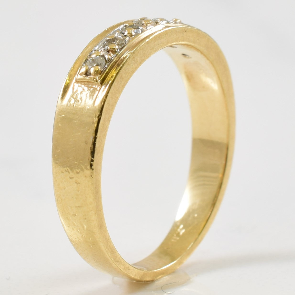 Illusion Set Diamond Band | 0.07ctw | SZ 4.5 |
