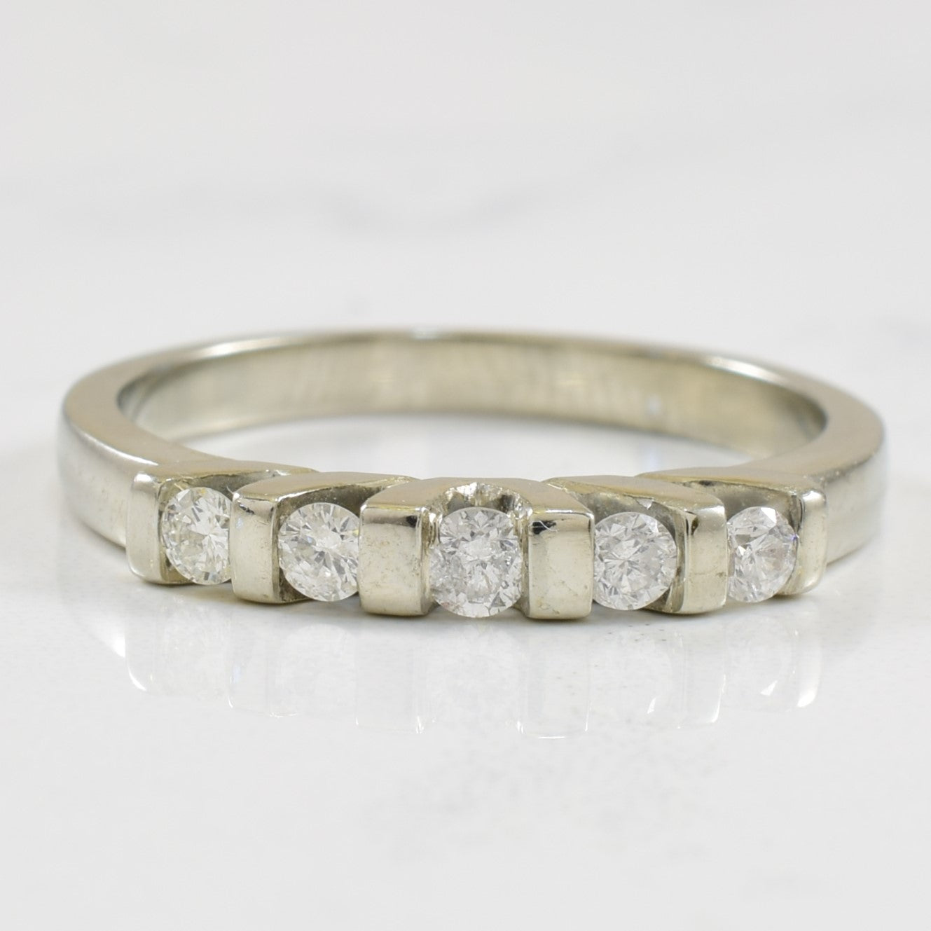 Channel Set Diamond Ring | 0.21ctw | SZ 7 |