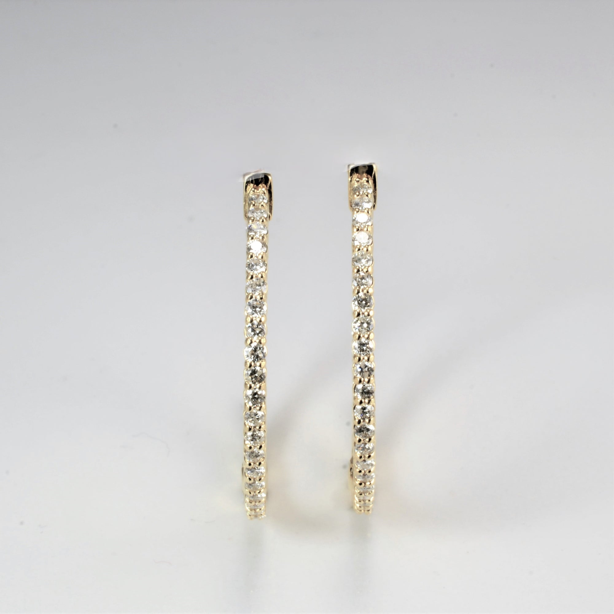 Diamond Hoop Earrings | 0.52ctw |