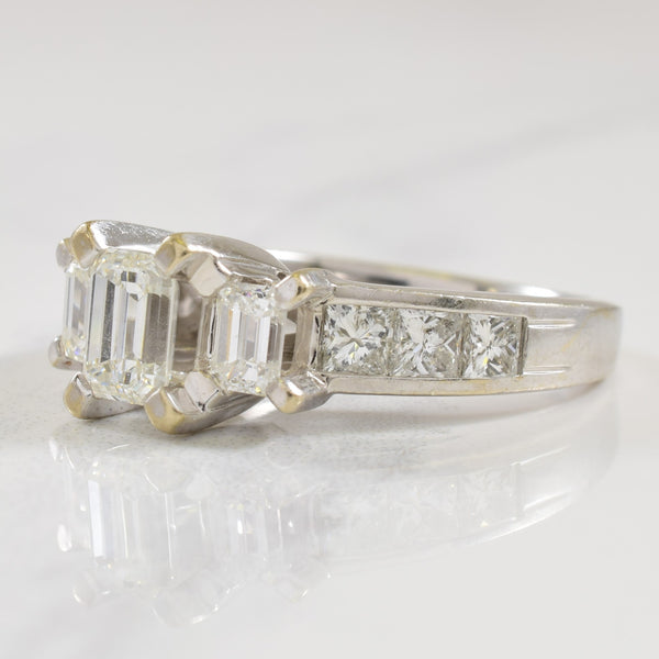 Princess Cut Diamond Engagement Ring | 2.04ctw | SZ 6.5 |