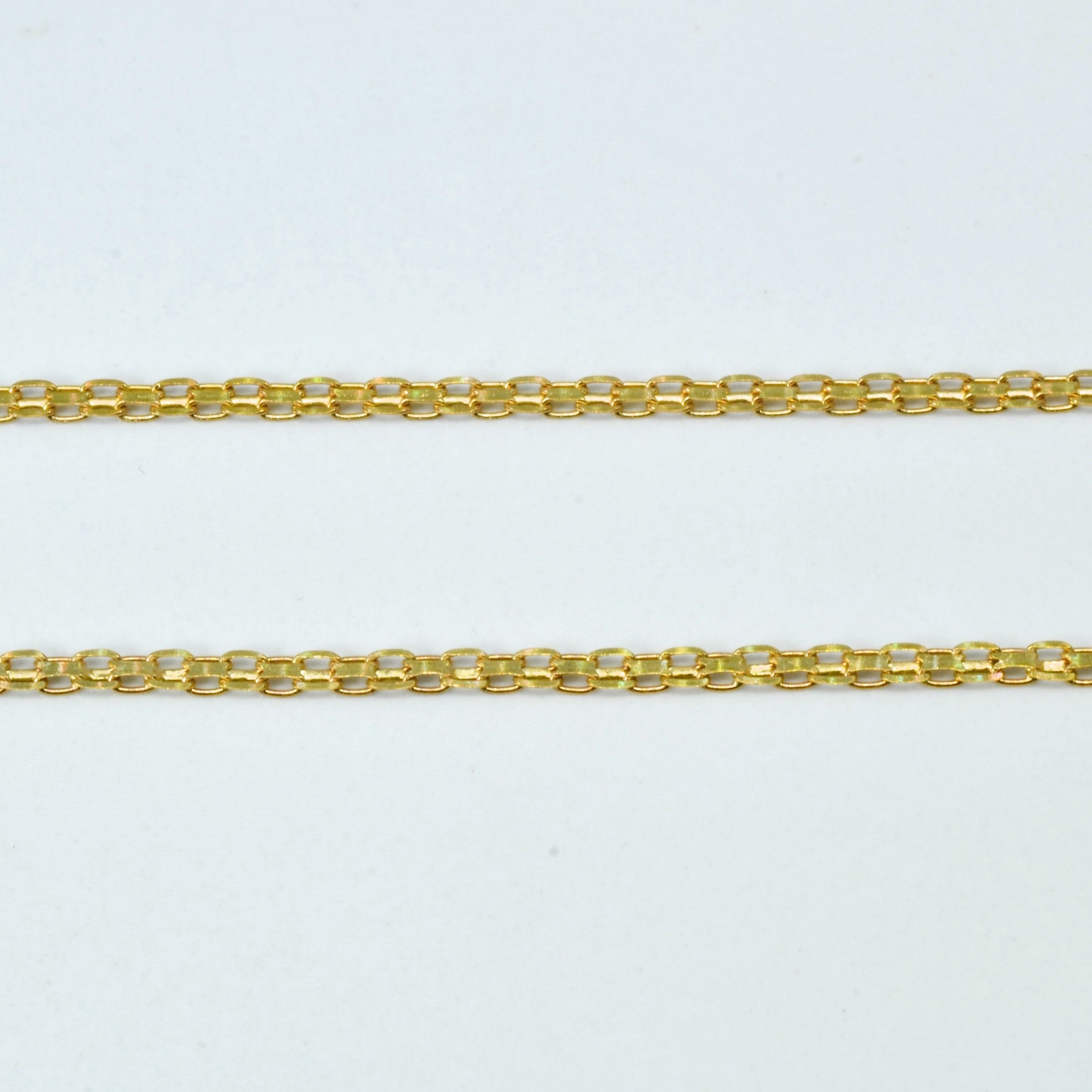 Bypass Sapphire & Diamond Gold Necklace | 0.39ctw | 0.10tw | 17"|