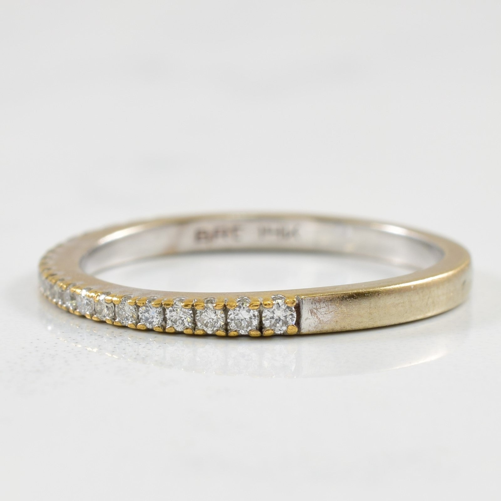 Semi Eternity Diamond Band 0.10ctw SZ 5.5 100 Ways