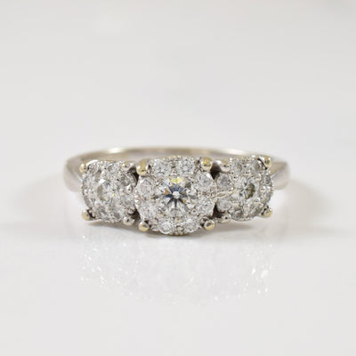 Cluster Diamond Ring | 0.50ctw | SZ 6.25 |