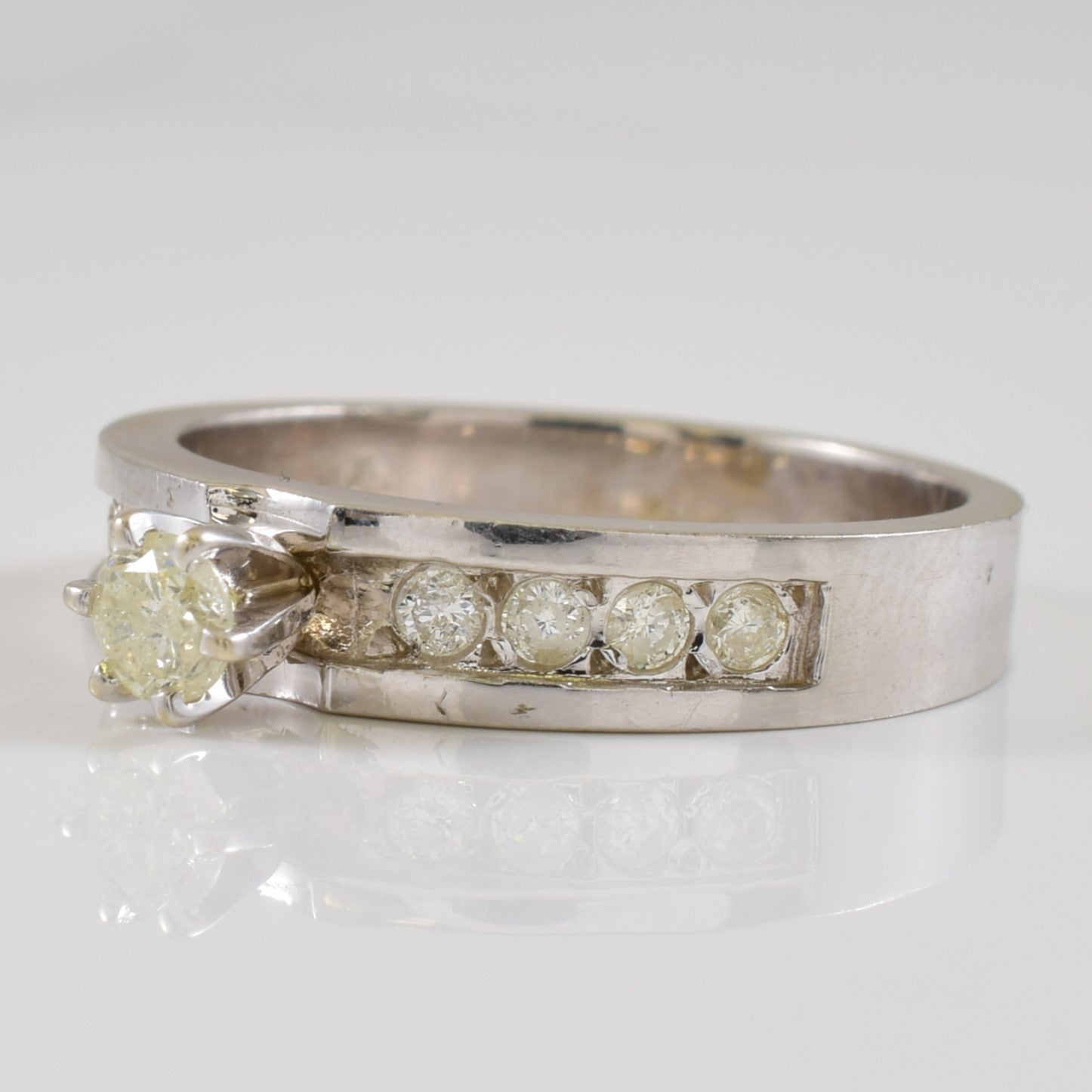 Channel Set Diamond Ring | 0.34ctw | SZ 7 |