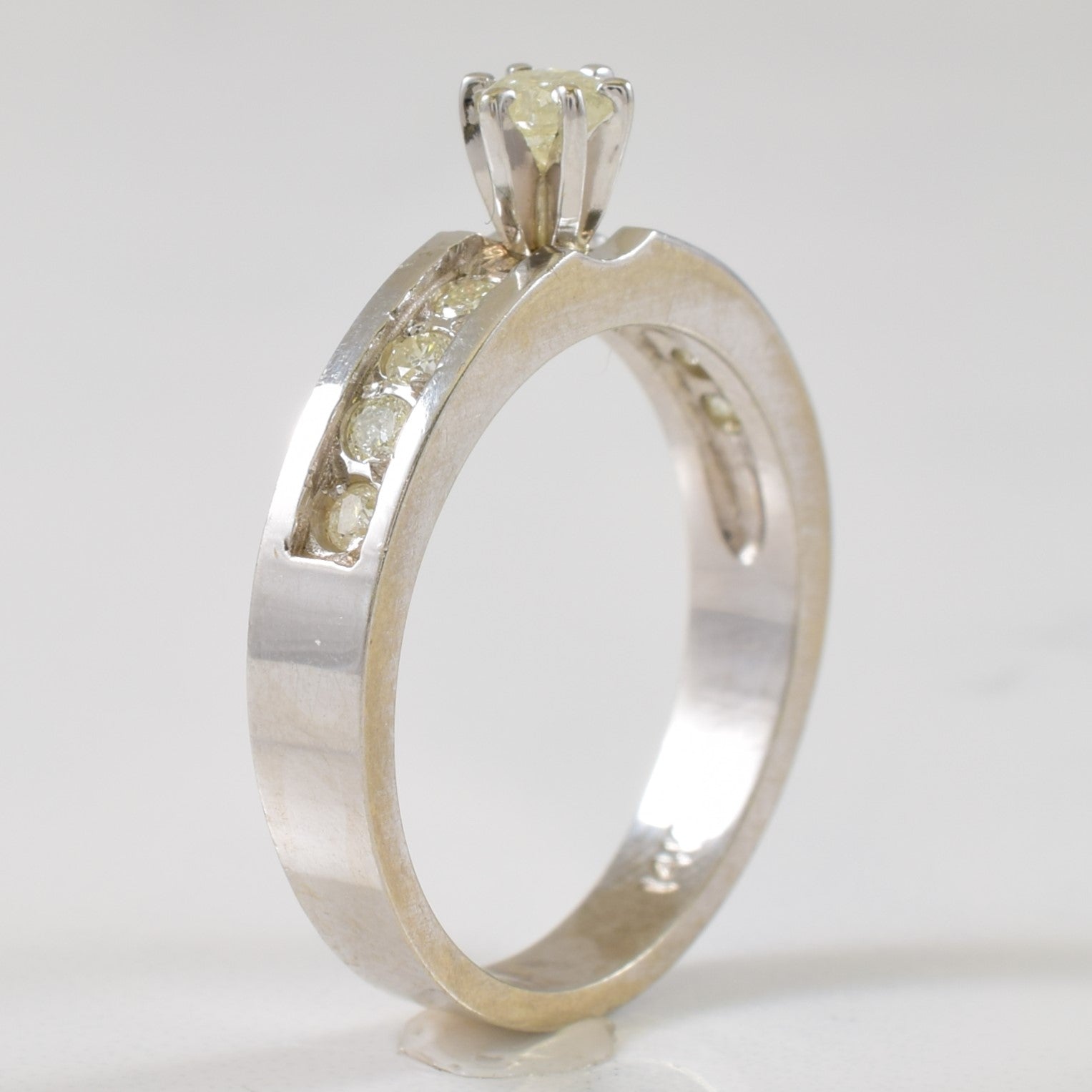 Channel Set Diamond Ring | 0.34ctw | SZ 7 |