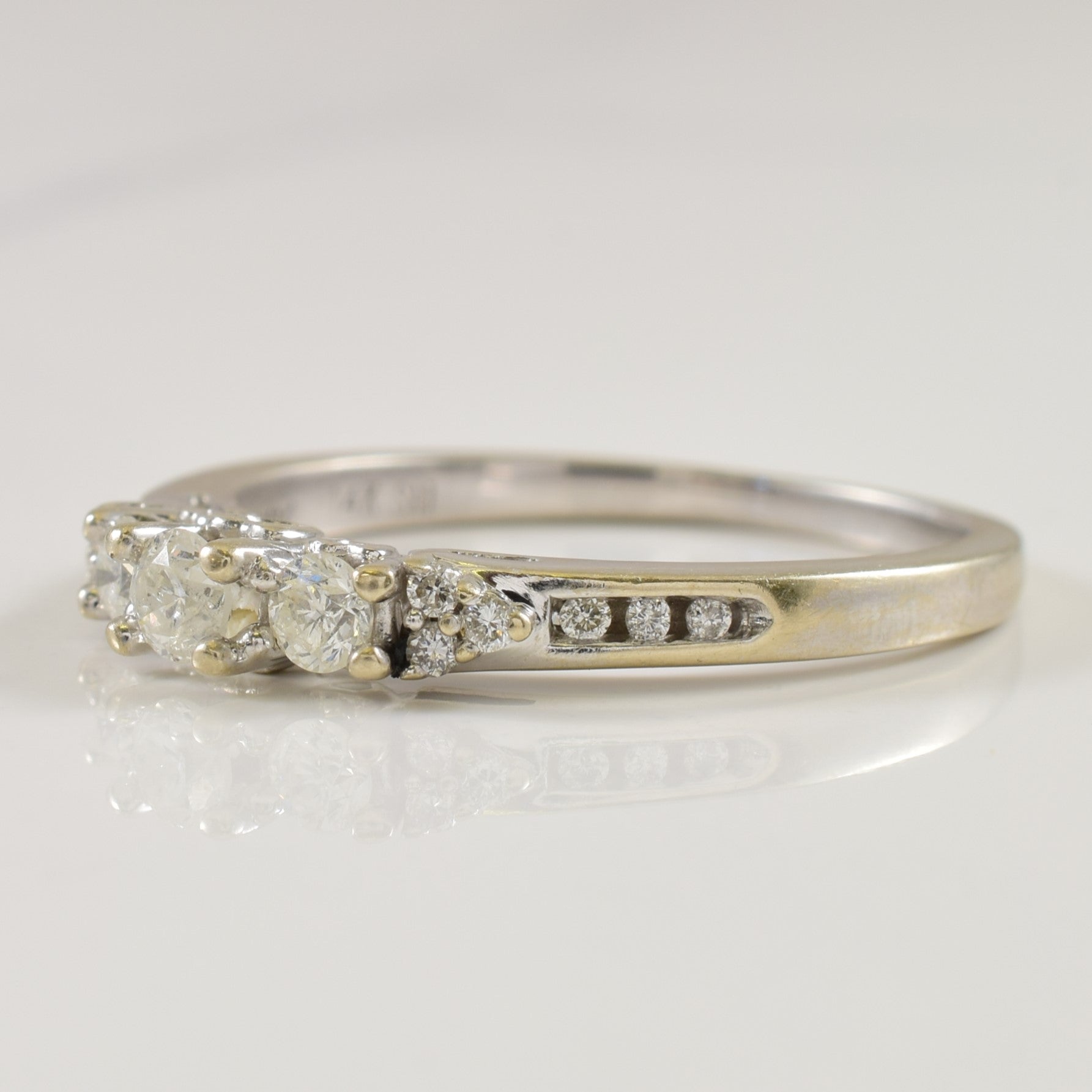 Cathedral Diamond Ring | 0.33ctw | SZ 7 |