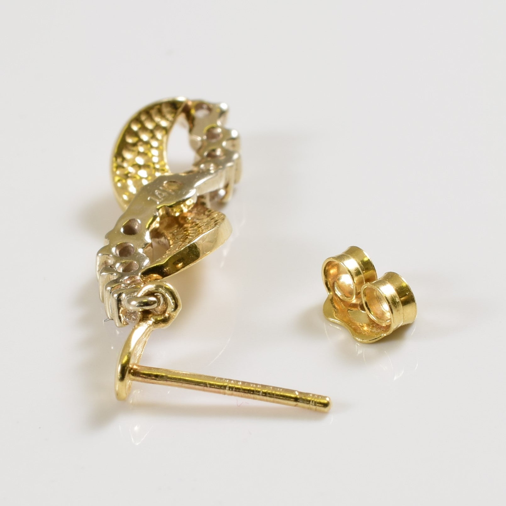 Crossover Diamond Dangle Earrings | 0.56ctw |