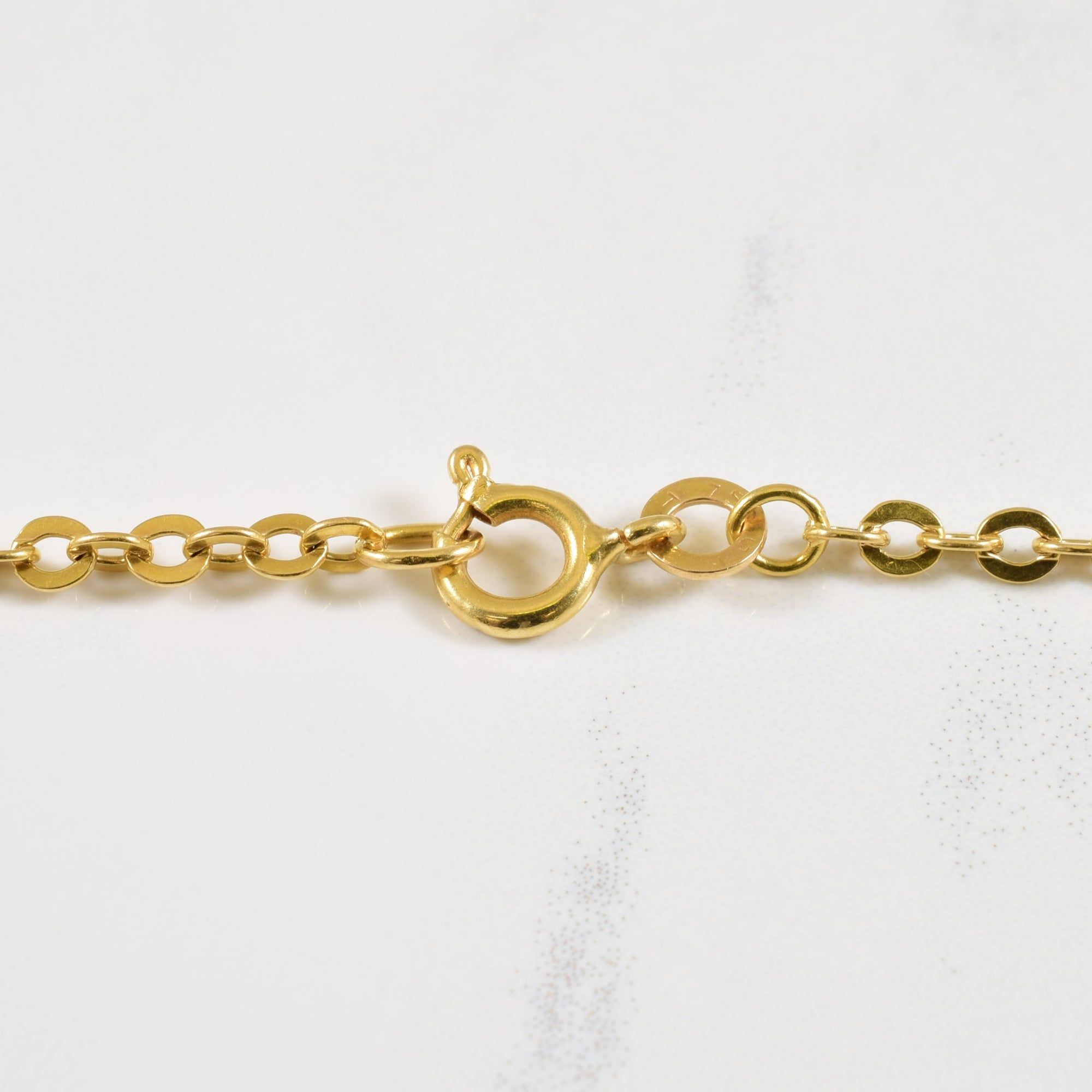 18k Yellow Gold Curb Chain | 24