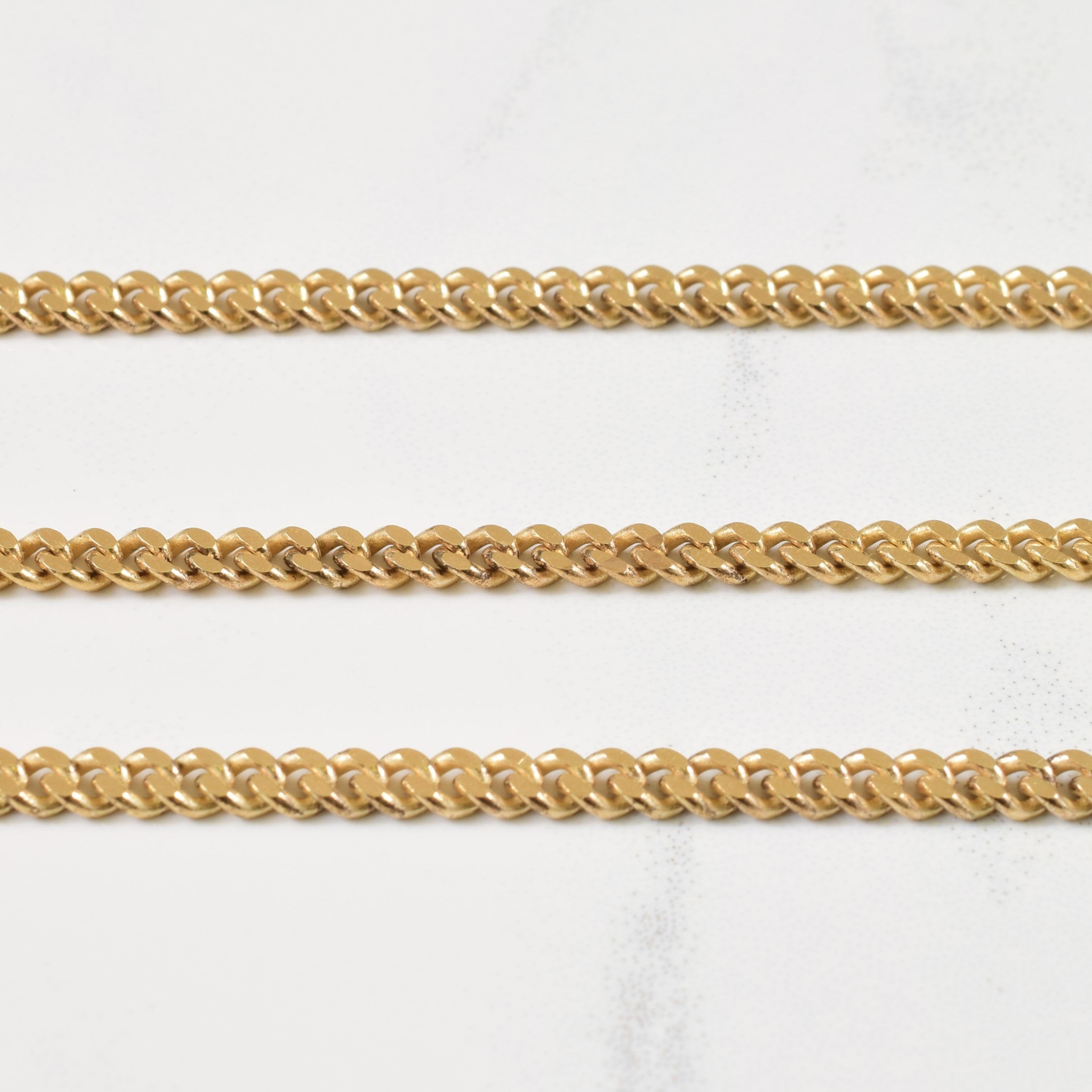 10k Yellow Gold Curb Chain | 20" |