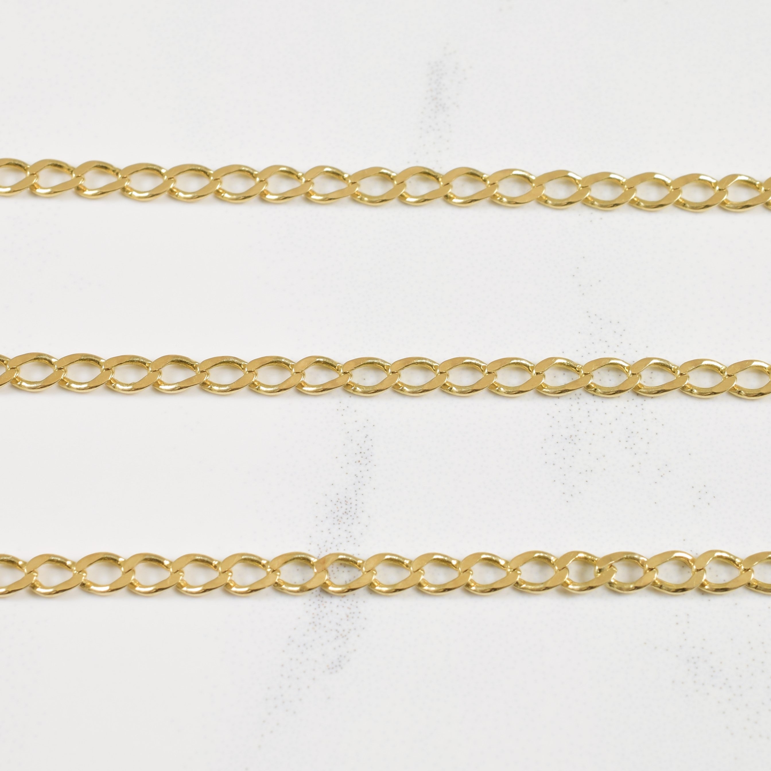 10k Yellow Gold Curb Chain | 23" |