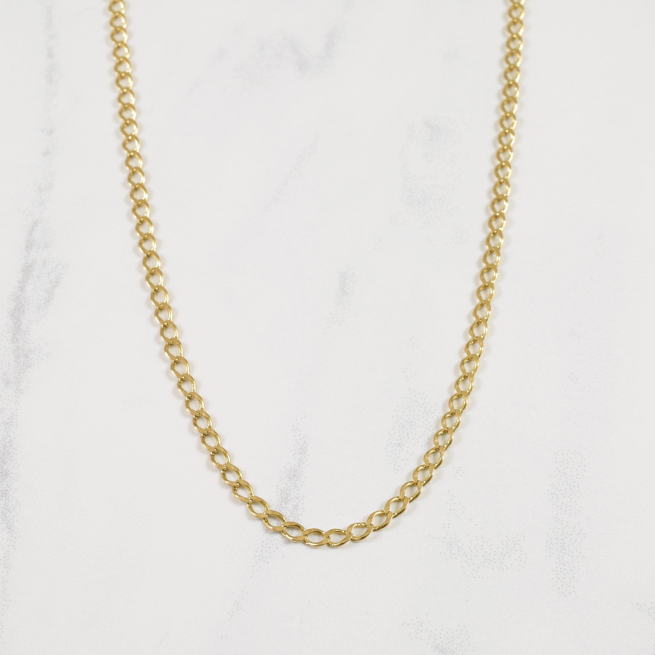 10k Yellow Gold Curb Chain | 23" |