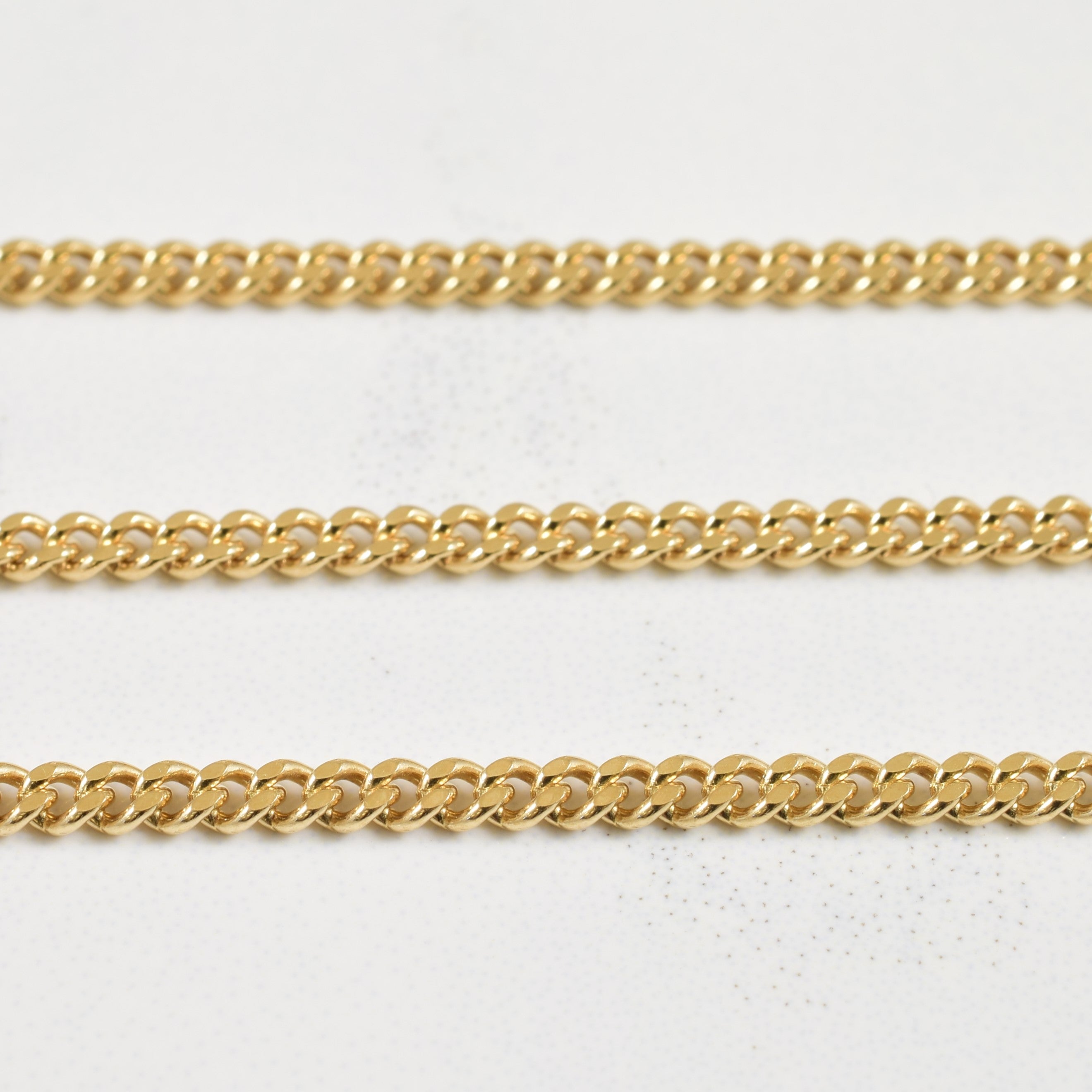 10k Yellow Gold Curb Chain | 26" |