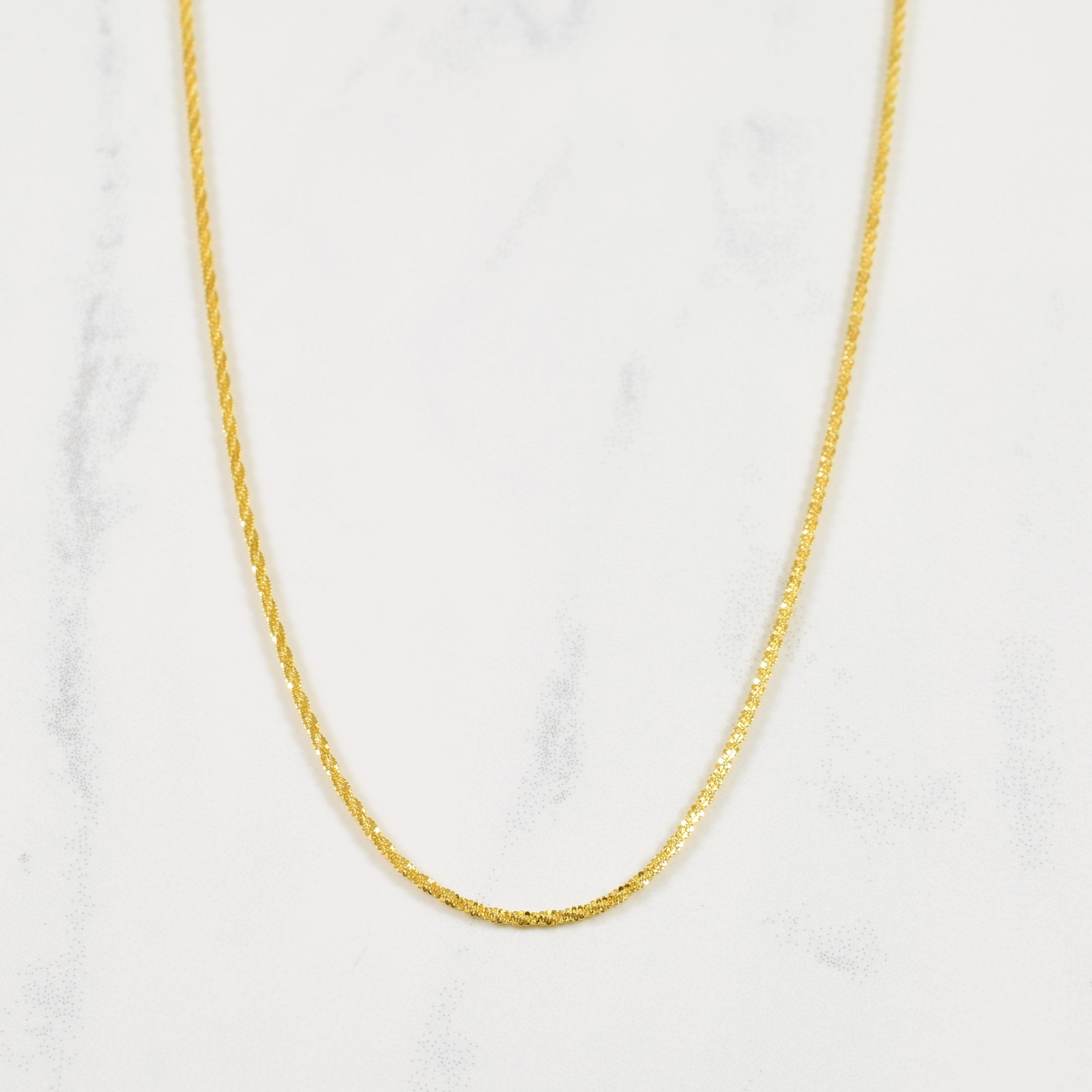 14k Yellow Gold Chain | 18" |