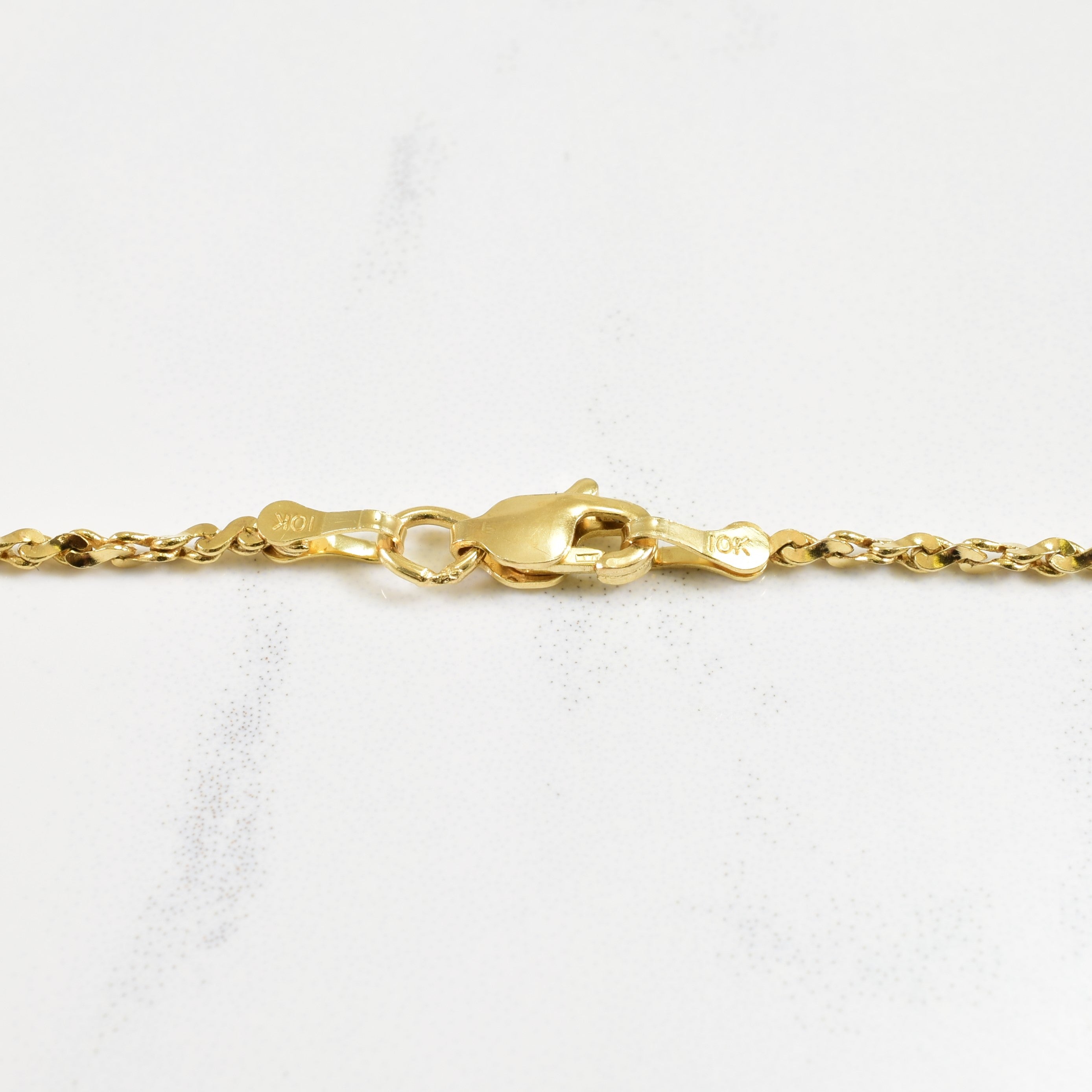 10k Yellow Gold Twisted Serpentine Chain | 18" |