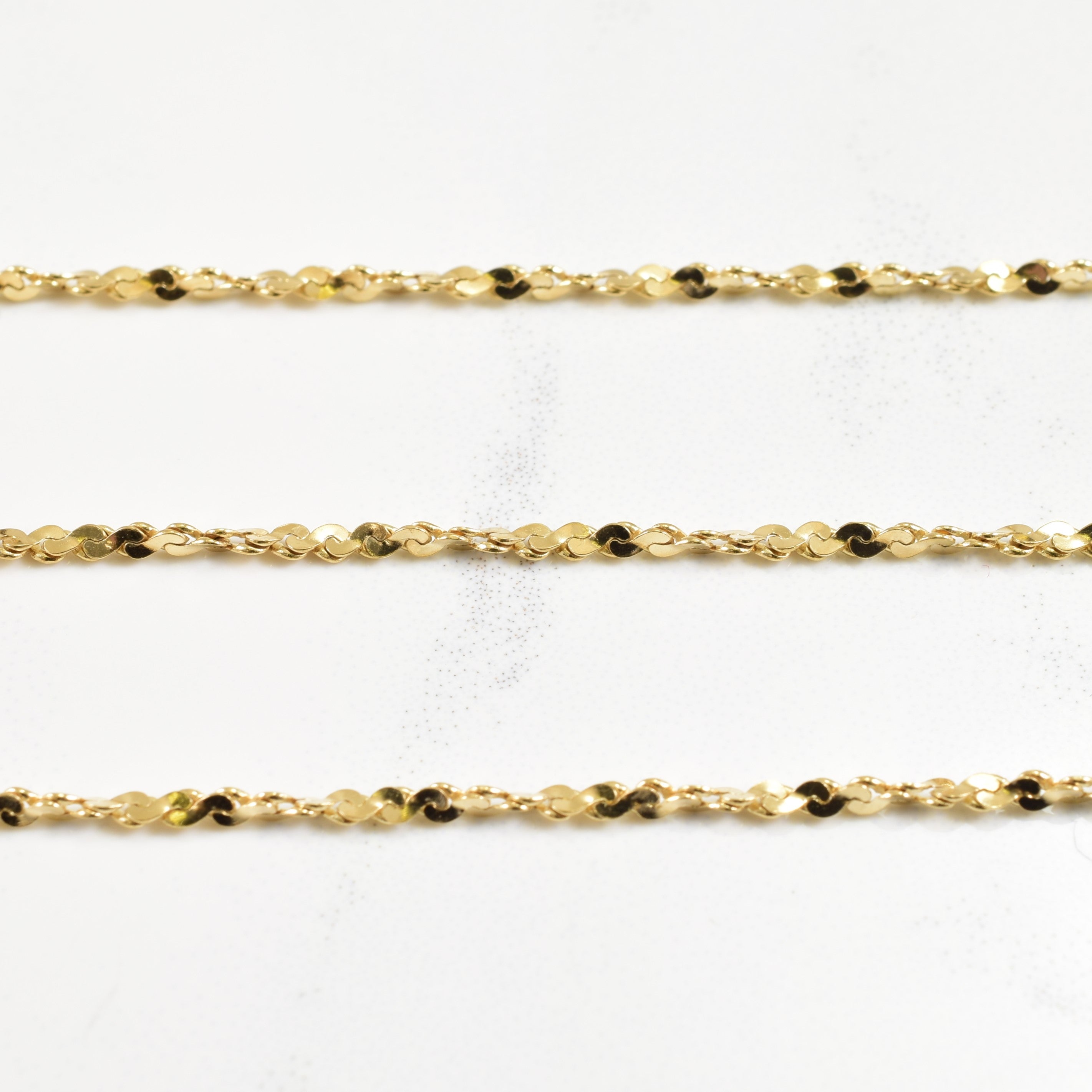 10k Yellow Gold Twisted Serpentine Chain | 24" |