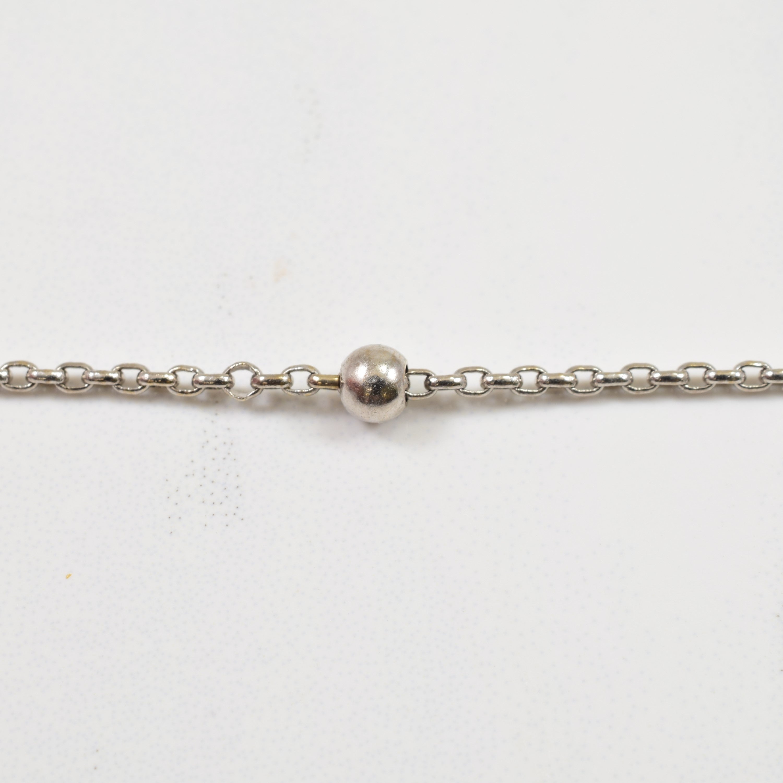 18k White Gold Cable Chain Bracelet | 7.5" |