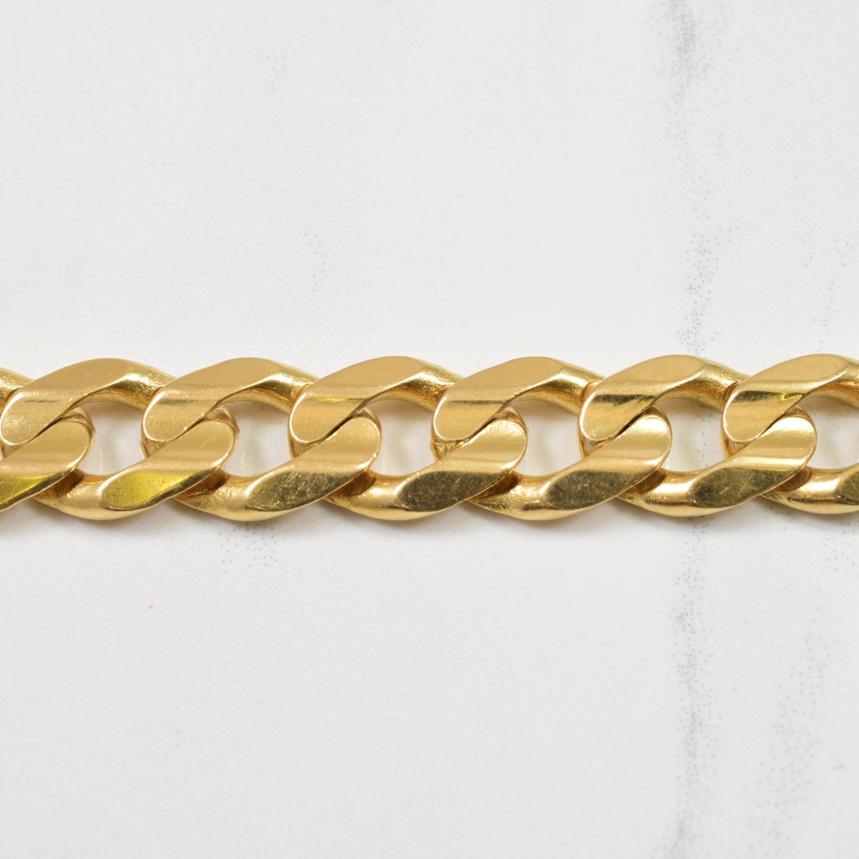 14k Yellow Gold Curb Chain Bracelet | 8.5" |