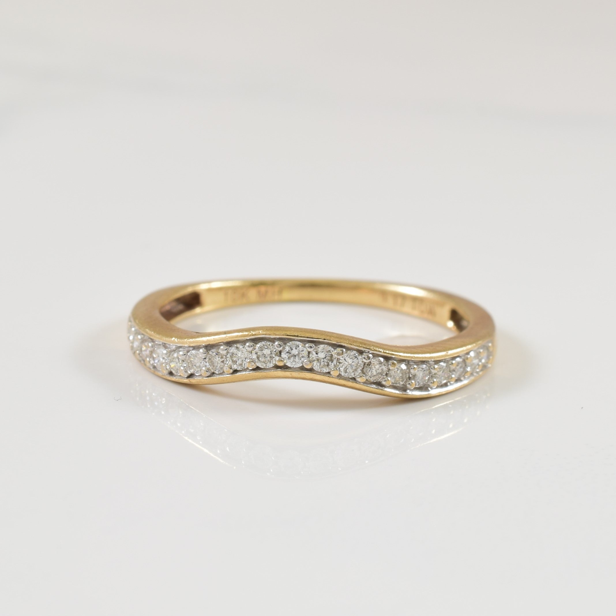 Pave Set Diamond Ring | 0.15ctw | SZ 6.5 |