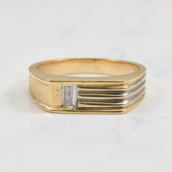 Tapered Diamond Ring | 0.15ctw | SZ 8.25 |