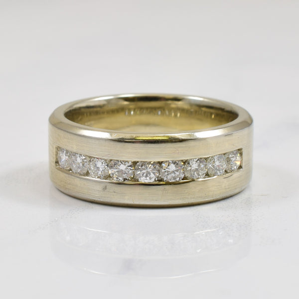 Semi Eternity Diamond Ring | 0.90ctw | SZ 10.25 |