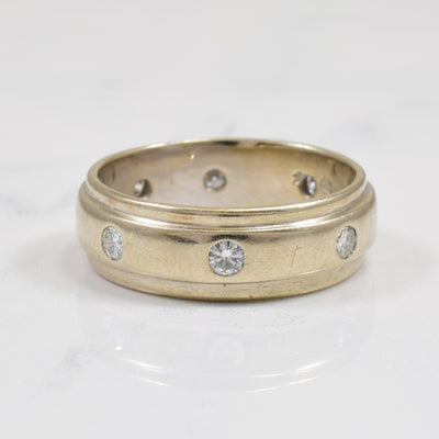 Semi Eternity Diamond Ring | 0.40ctw | SZ 9.5 |