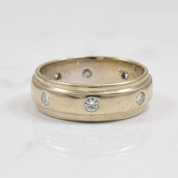 Semi Eternity Diamond Ring | 0.40ctw | SZ 9.5 |