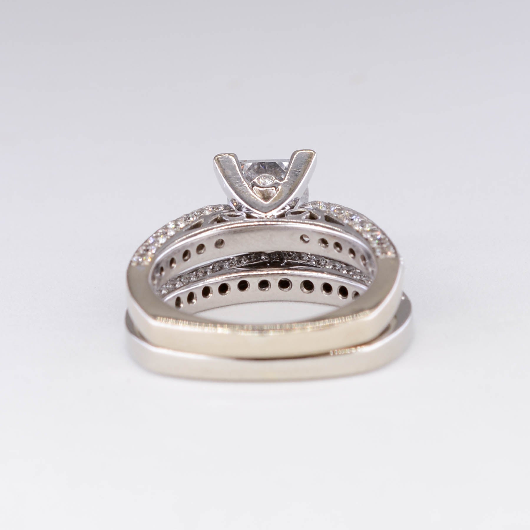 Alliance en diamant certifiée GIA, monture européenne | 2,60 ct | Taille 4,5 
