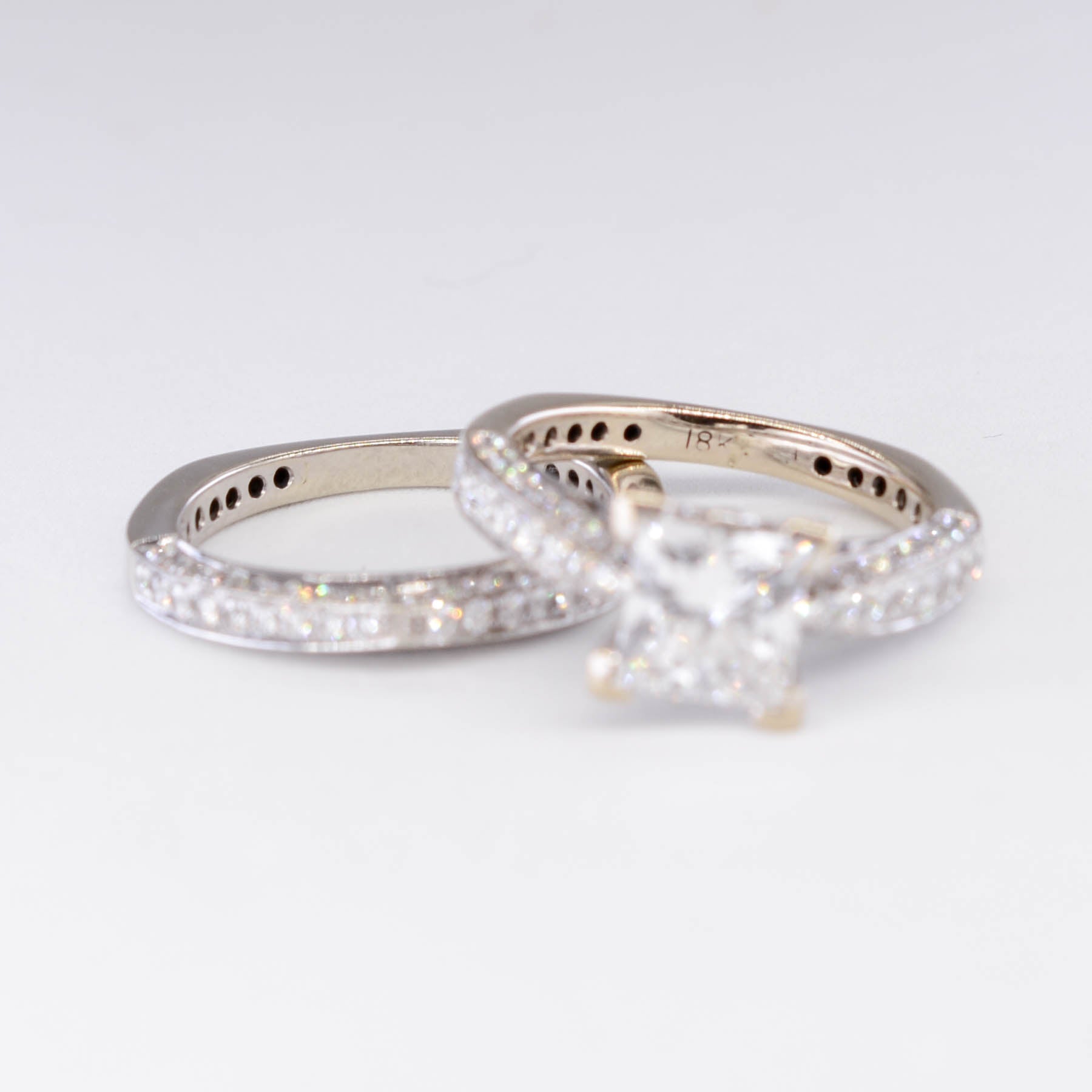 Alliance en diamant certifiée GIA, monture européenne | 2,60 ct | Taille 4,5 