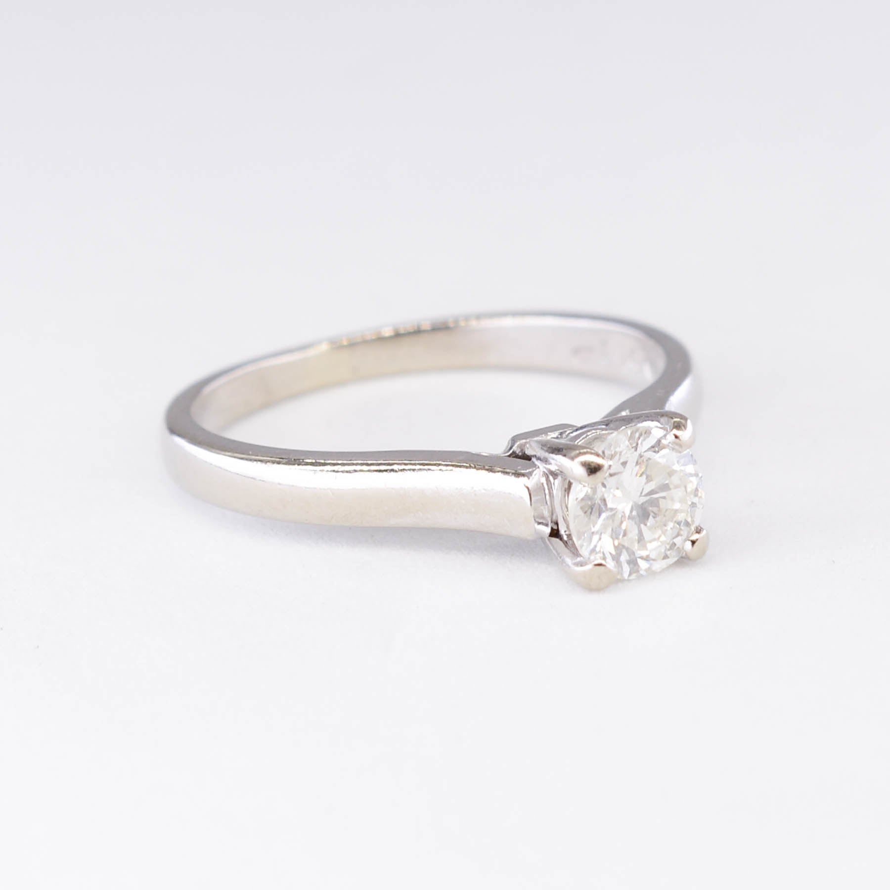 Solitaire Diamond Engagement Ring | 0.51ct I1 I/J | SZ 5.5 |