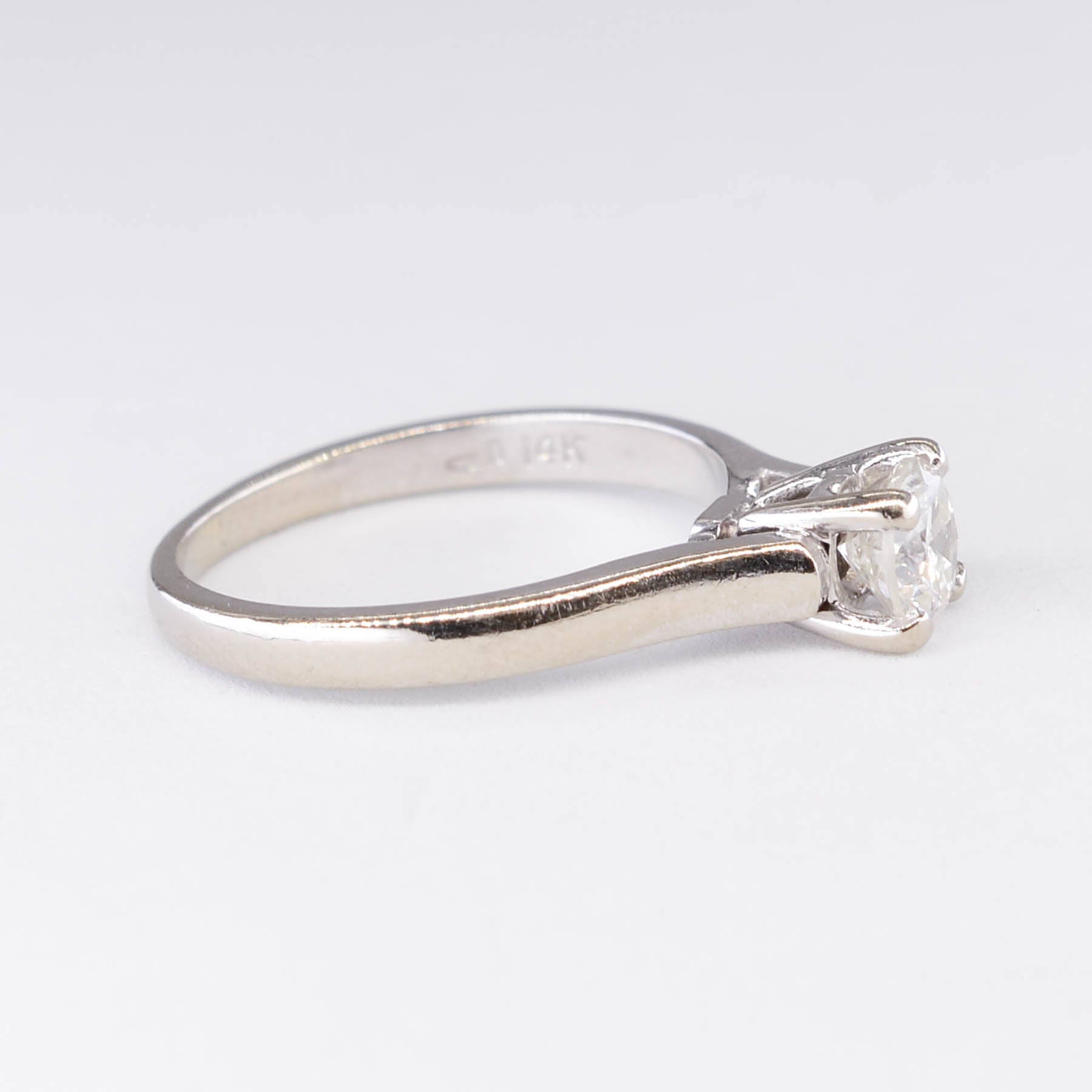 Solitaire Diamond Engagement Ring | 0.51ct I1 I/J | SZ 5.5 |