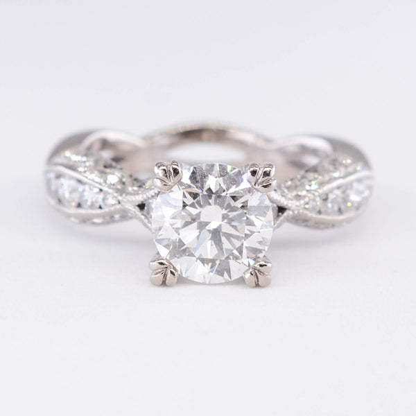 'Tacori' Classic Crescent Engagement Ring | 1.47ctw | SZ 4 |